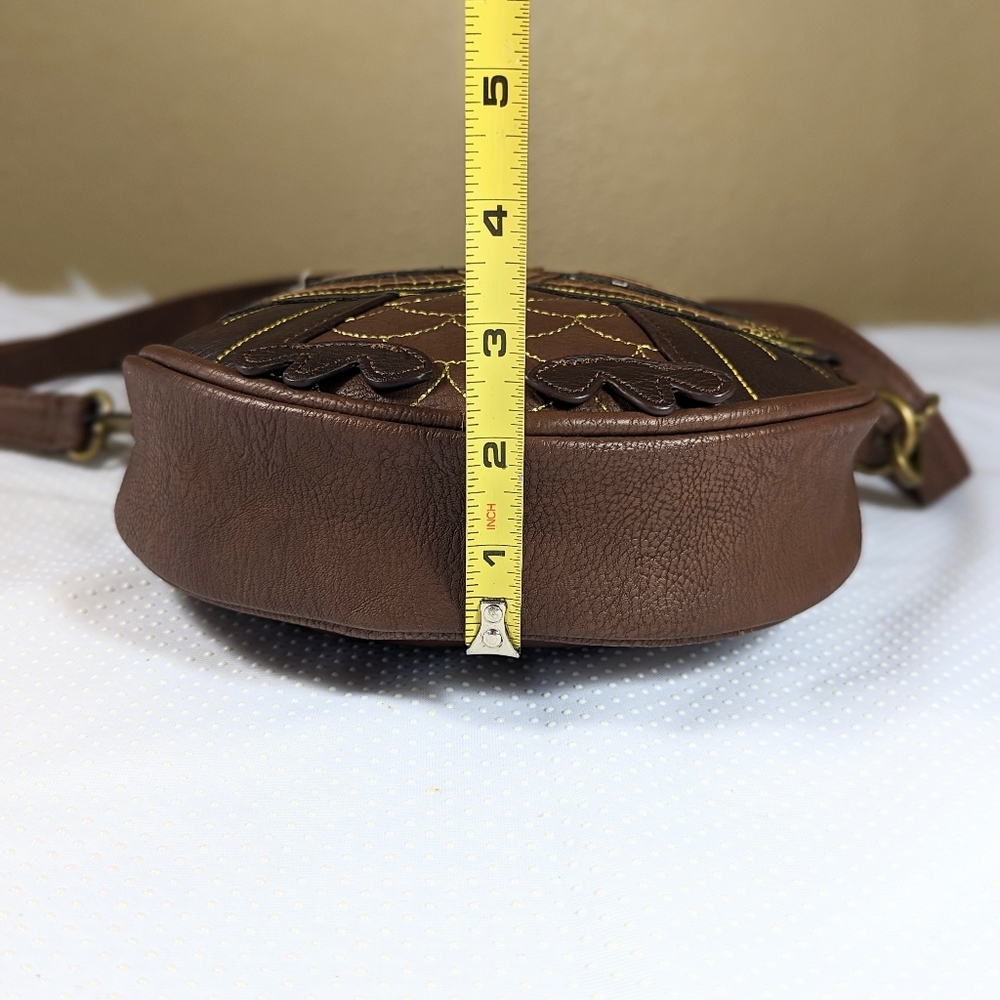 Loungefly Owl Face Round Crossbody Bag Purse EUC - Picture 4 of 9